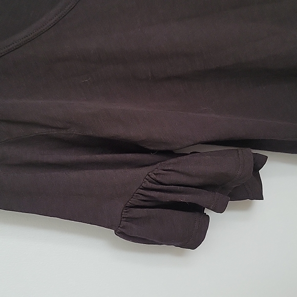 VELVET by Graham Spencer RIELLE ruffle sleeve T - Picture 5 of 6